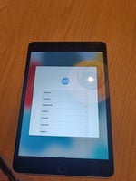 iPad mini 4, 32 GB, sort