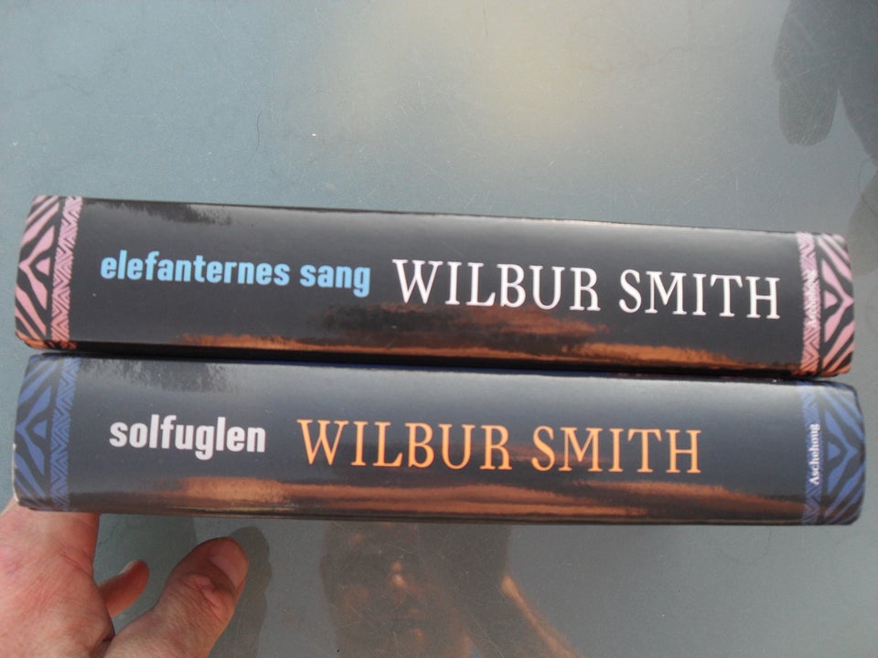 SOLFUGLEN + ELEFANTERNES SANG, WILBUR SMITH, genre: krimi