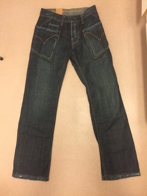 Jeans, ID, str. 30, Bomuld, Ubrugt, Str 30/34. Livvidde 79 cm. Benlængde 86 cm. Fede jeans til en hø