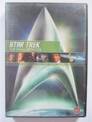 Star Trek The final Frontier, DVD, science fiction, Star Trek The final Frontier
Jeg sender gerne, p