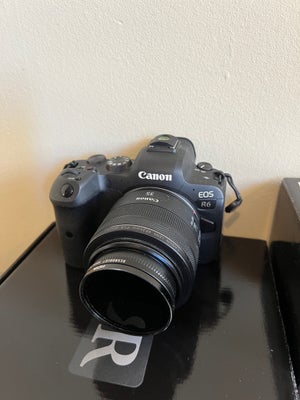 Canon, R6, spejlrefleks, God, Hej, jeg sælger mit Canon R6 Mark 1 kamera fra slut 2020. Den har være