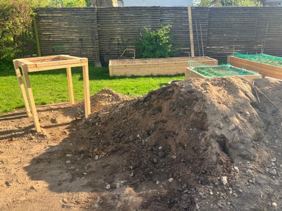 Jord, GRATIS god sandet jord.

Jord til gratis afhentning, da vi har gravet trampolin ned.