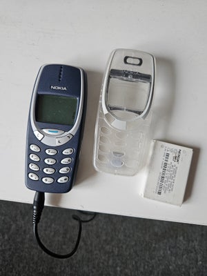 Nokia 3310, God, Retro Nokia 3310 i originalt cover i flot stand. Ekstra gennemsigtigt cover (se fle