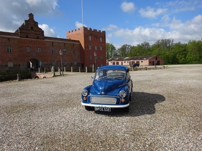 Morris 1000, Benzin, 1970, km 88000, blå, træk, nysynet, 2-dørs, Morris 1000 super (1100 motor)
Nys 