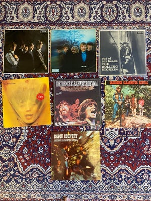 LP, Rolling Stones, Neil Young, Miles Davis, Creedence, Flere, Alternativ, Feed pladesamling sælges 