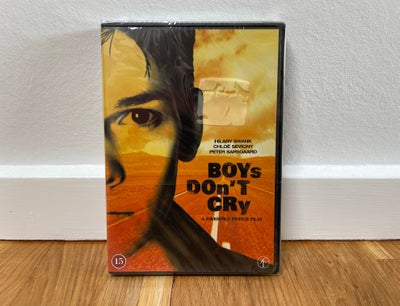 Boys Don’t Cry, DVD, drama, Ny, uåbnet og stadig i folie.
Jeg har flere annoncer med DVD og VHS.
Pri