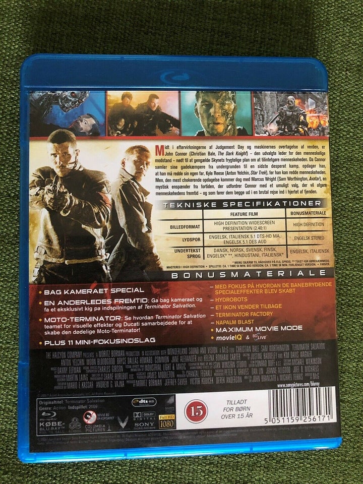 Terminator Salvation, Blu-ray, action
