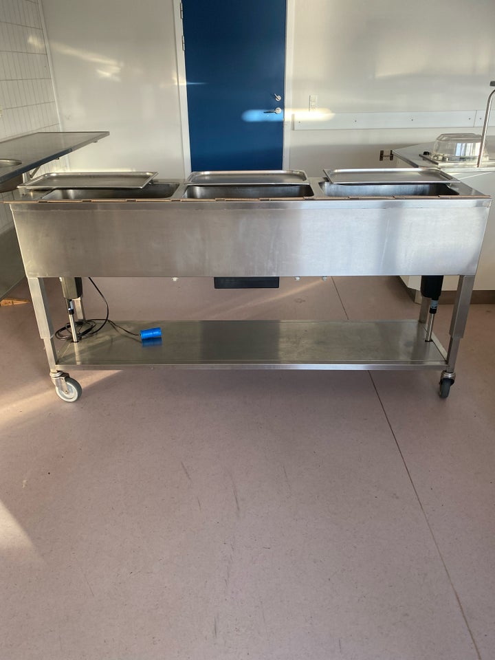 ProffesionalBain Marie termovogn med hjul og motor