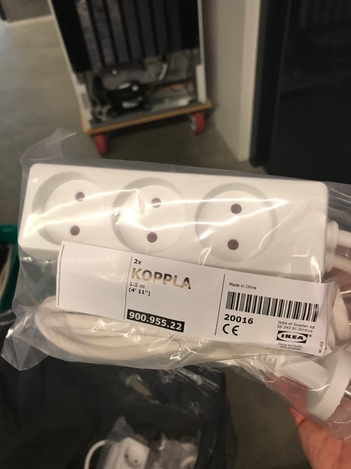 Forlængerledning, Ikea 3 udtag