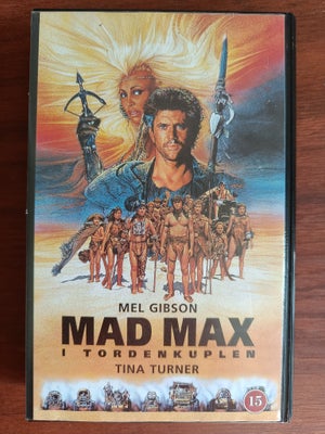 Eventyr, VHS, Mad Max I Tordenkuplen
Org. Dansk VHS bånd fra 1985
Mel Gibson & Tina Turner

Australi