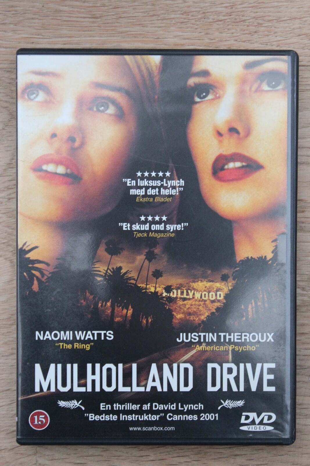 Mulholland Drive, instruktør David Lynch, DVD