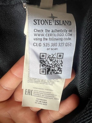 Hættetrøje, Stone Island , str. S,  Mørkeblå,  God men brugt, Hej sælger den super fede Stone Island