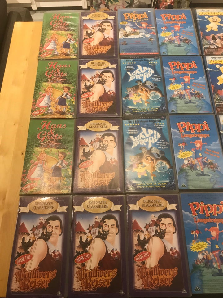 Tegnefilm, VHS, instruktør Anastasia