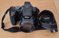 Nikon P520, 18 megapixels, 42 x optisk zoom