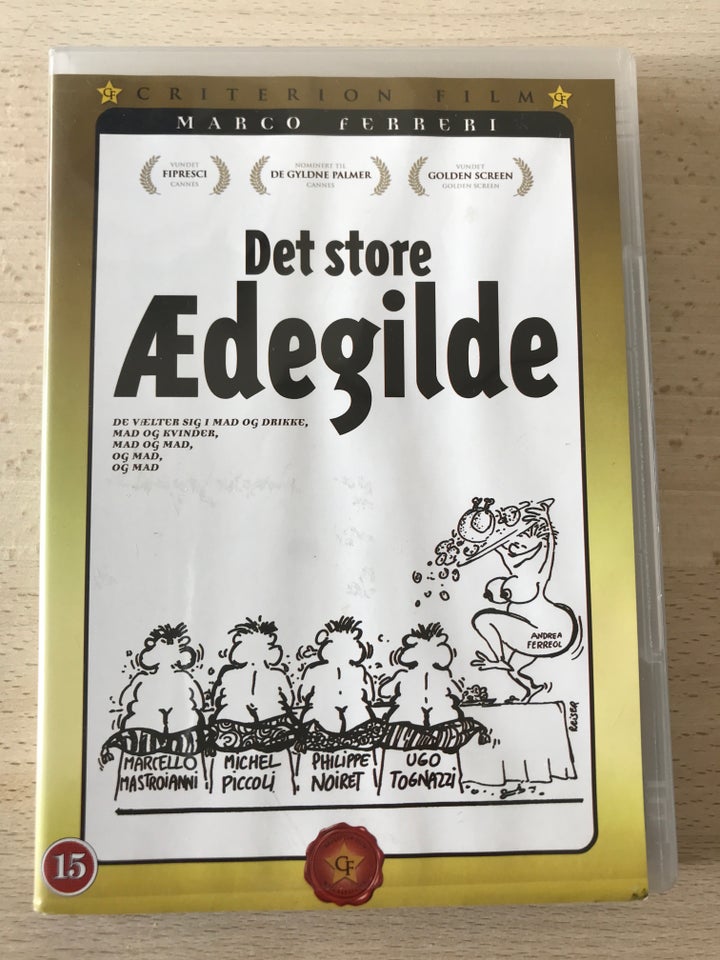 Det store ædegilde, instruktør Marco Ferreri, DVD