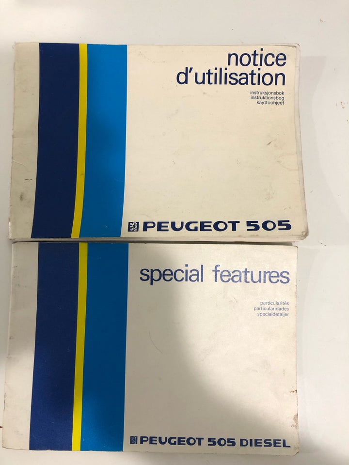 PEUGEOT 505, emne: bil og motor