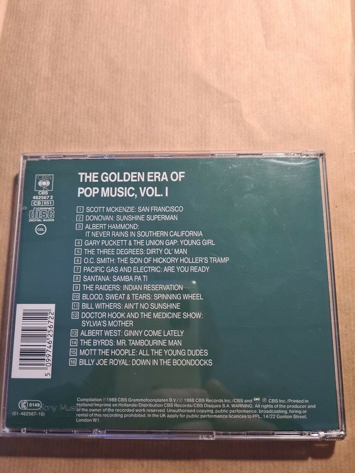 ¤/ Various / Diverse: CD : The Golden Era Of Pop Music - Volume