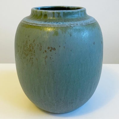Keramik, Vase, glasurstykke, Carl Halier, Den Kongelige Porcelænsfabrik, Enestående glasurstykke af 