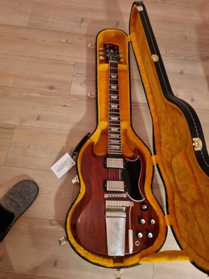 Elguitar, Gibson SG 64 reissue maestro vibrola - CUSTOM SHOP, Hej

Sælger den faktiske guitar. Har k