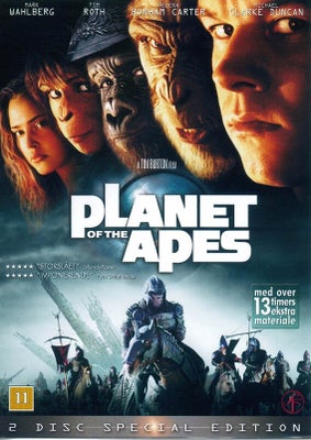 Abernes Planet, instruktør Tim Burton, DVD, action, Mark Wahlberg har hovedrollen i genindspilningen