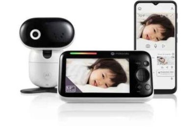Babyalarm, Motorola PIP1610, 300 m, Wi-Fi, Kamera, Hvid, 12,7 cm (5"), 1920 x 1080 pixel