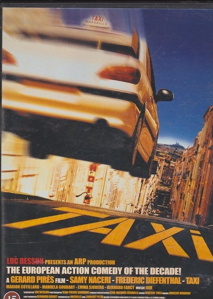 Taxi 1 +2+3+4, instruktør Luc Besson, DVD