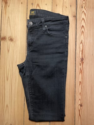 Jeans, Lee, str. 36,  Sorte,  Denim,  Næsten som ny, W28 L33
Super flotte sorte jeans i perfekt stan