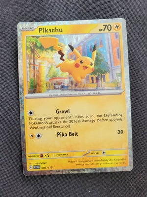 Samlekort, Pokémon, Holo Pikachu (006/015)

Fra Mcdonalds Happy Meal 2023

100 kr

Kan afhentes i 90