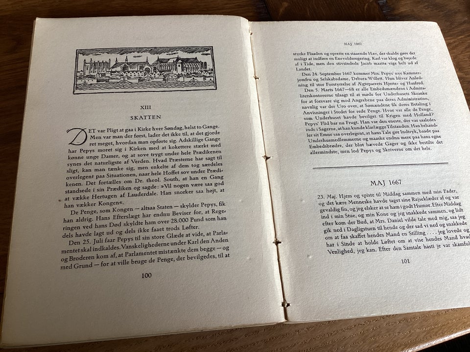 Samuel Pepys Dagbog 1633-1703, Uddrag og Oversættelse ved