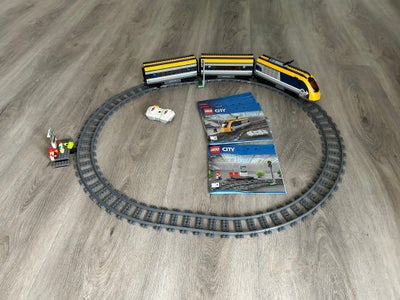 Lego City, 60197 - sej lego city tog+ ekstra skinner, Elektrisk tog med skinner og station + trådløs