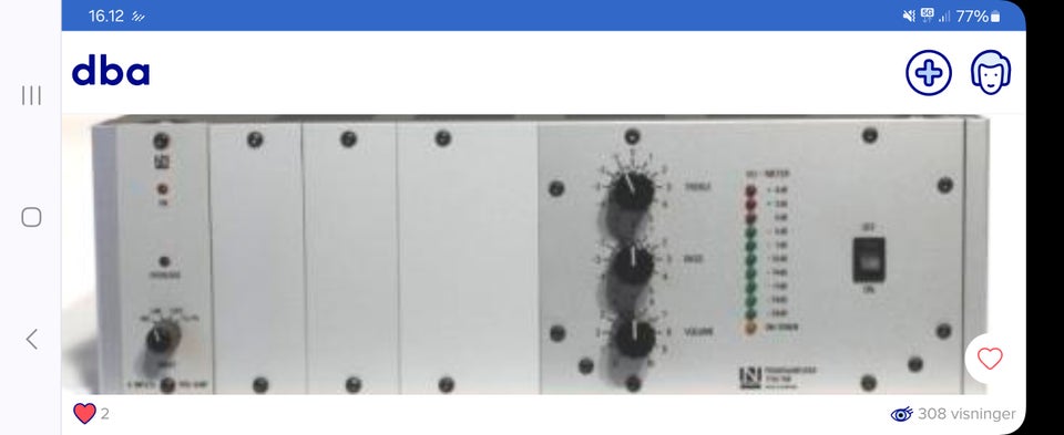 Effektforstærker, TMC, 220 W