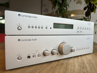 Forstærker, Cambridge, Azur 540A, 50 W, Perfekt, Cambridge stereoanlæg med forstærker og DAB tuner.
