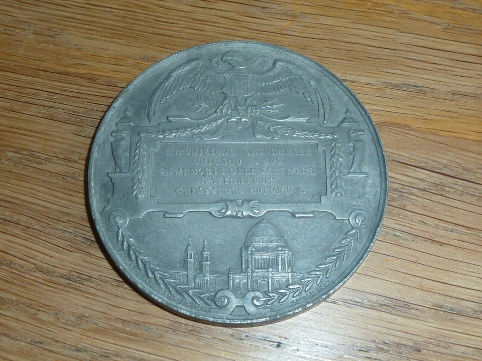 Amerika, medaljer, 1893