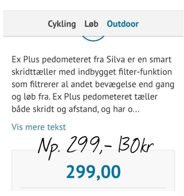 Tilsyneladende Putte vulgaritet Andet, Skridt tæller, SILVA PLUS - dba.dk - Køb og Salg af Nyt og Brugt
