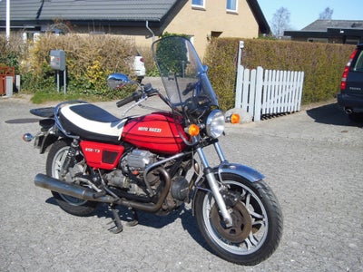 Moto Guzzi, Moto Guzzi T 3, 850 ccm, 68 hk, 1979, 99000 km, Rød, m.afgift, Pæn og velholdt. Registre