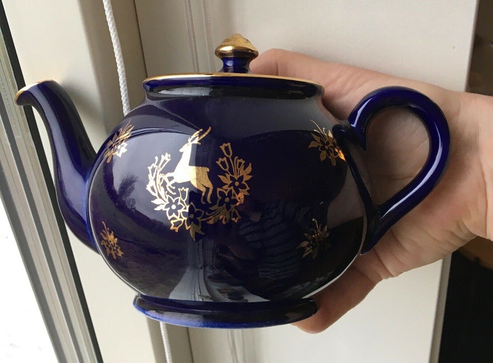 Porcelæn, Gammel / Vintage Arabia Tepotte Tekande Teapot, Arabia Finland – dba.dk Køb og Salg af Nyt og