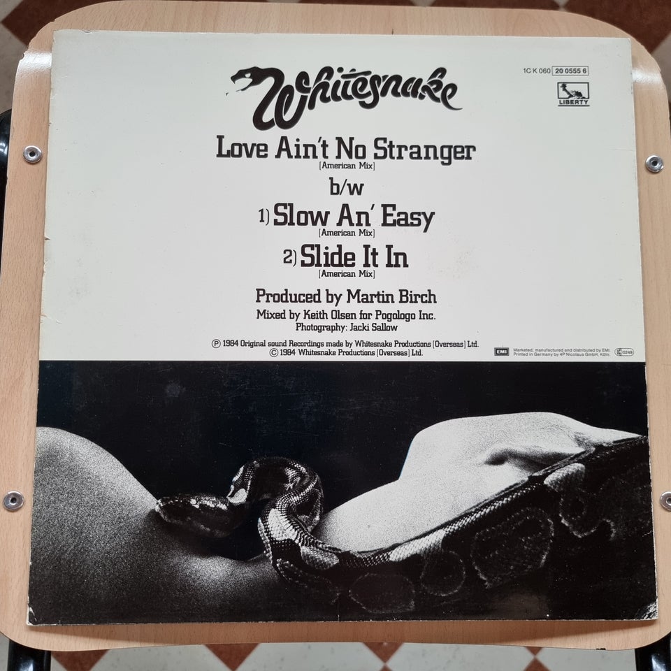 Maxi-single 12", Whitesnake , Love Ain't No Stranger -