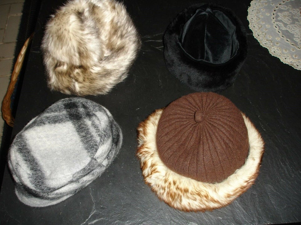 Hue, Vinterhatte / huer / hatte, flere forskellige