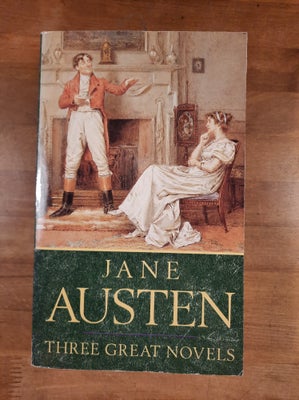 Jane Austen Three Great Novels, Jane Austen, genre: roman, Bogen er på engelsk

Stand: FINE- [5.5] -