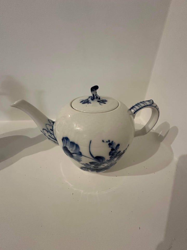 Porcelæn, Blå Blomst te & kaffekande , Royal Copenhagen