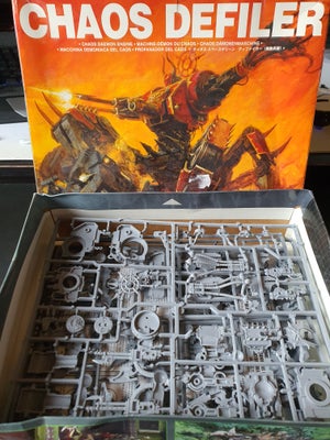 Warhammer, Chaos Space Marines, 10×Bikers (2×NOS, 8×primet sort) - 180kr for 3, eller 550kr for alle