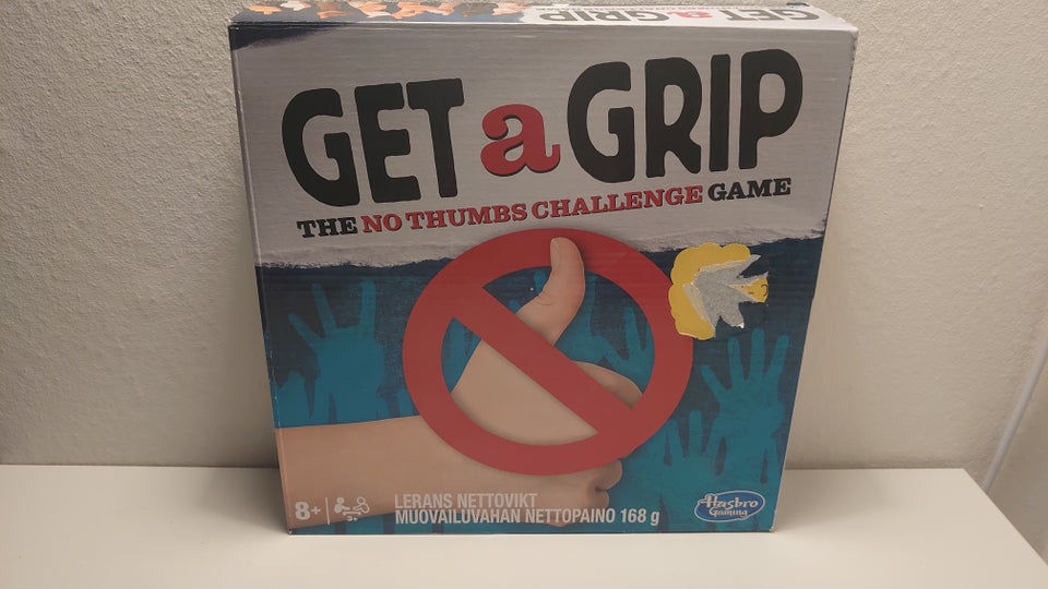 "Get a Grip"Sjovt og populært udfordringsspil.,