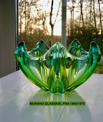 Glas, #Vintage glasskål #Unika glaskunst #Skål, #Murano glasskål 1960/1970 #Italiensk glaskunst, Uni