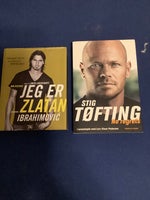 Stig Tøfting og Zlatan Ibrahimovic selvbiografier, Stig