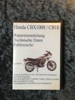 Honda CBX 1000 Teknisk data på CD