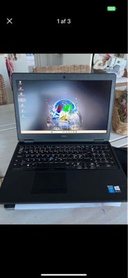 Dell 15.6 Latitude E5550, Intel Core i5-5300u 2.3-2.8 GHz, 8 GB ram, SSD 240 GB harddisk, God, 15.6"