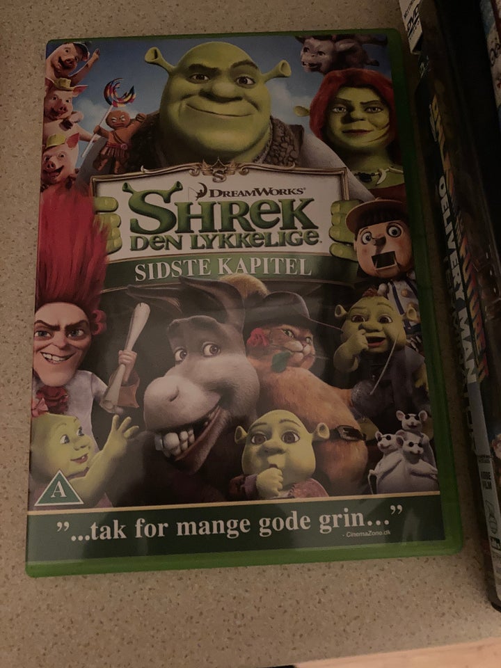 Shrek,Shrek 2,Shreklig jul & Shrek 4, DVD, animation