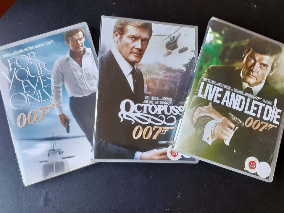 007 james bond m Roger Morre, DVD, action