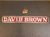 Emblem +nål, David Brown Cropmaster