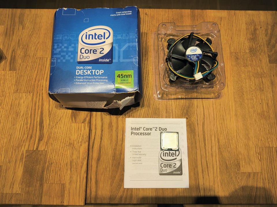 CPU (boxed), Intel, Core 2 Duo E8400